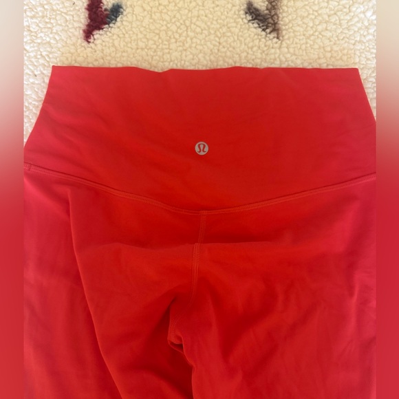 Lululemon Align High-Rise Pant Legging 28" Carnation Red Size 8 - Picture 10 of 14